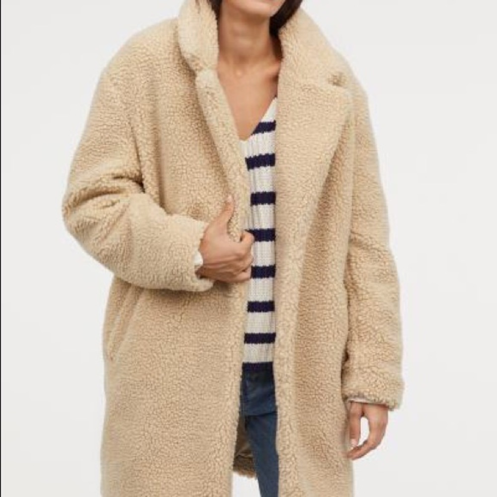 H&M Short Pile Coat